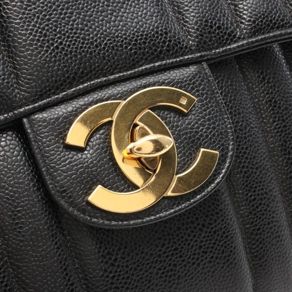 2101218103229 7 Chanel Mademoiselle Decacoco Mark Bag Black