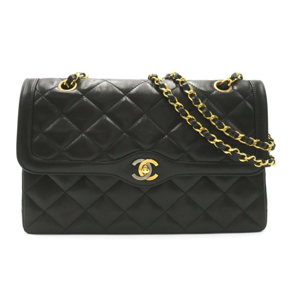 2101218104684 1 Chanel Paris Matelasse Shoulder Bag Black