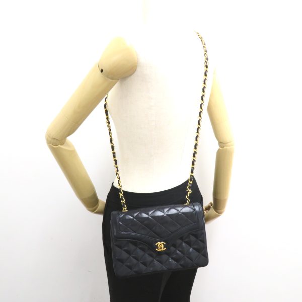 2101218104769 5 Chanel Matelasse Chain Shoulder Bag Black