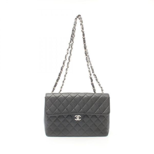 2101218104868 1 Chanel Deca Matelasse Shoulder Bag Caviar Black