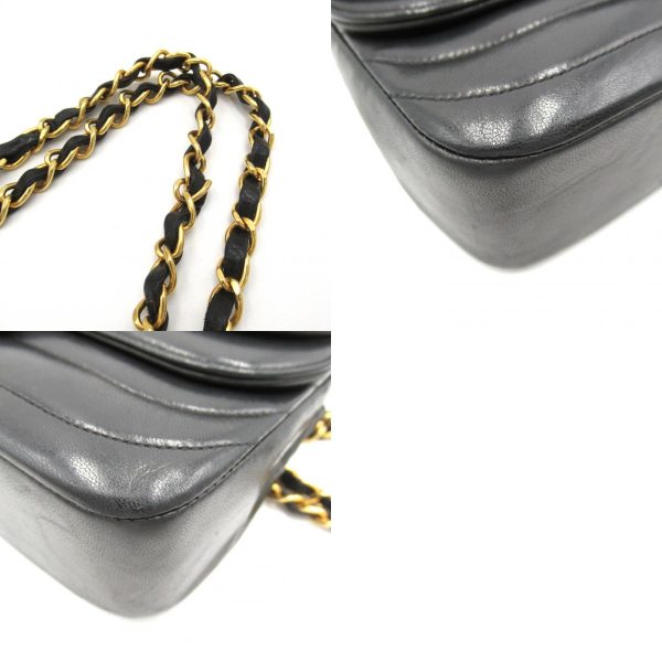 2101218105056 13c Chanel Mademoiselle Chain Shoulder Bag Black