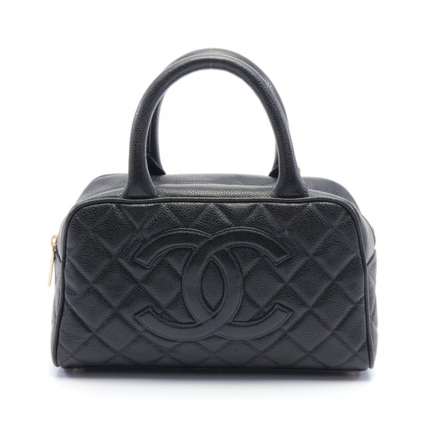 2101218105315 1 Chanel Matelasse Cocomark Handbag Caviar Black