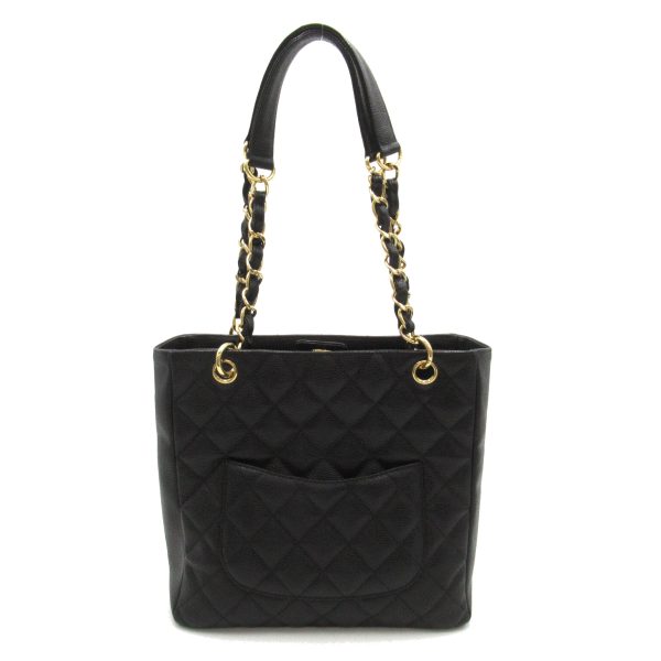 2101218105551 2 Chanel PST Tote Bag Caviar Skin Black