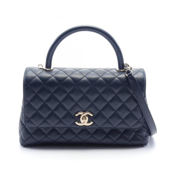 2101218119367 1 Chanel Coco Handle 29 Top Handle Flap Bag Blue