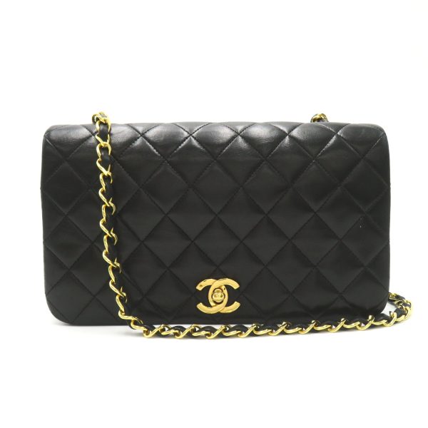 2101218119404 1 Chanel Matelasse Full Flap Shoulder Bag Black