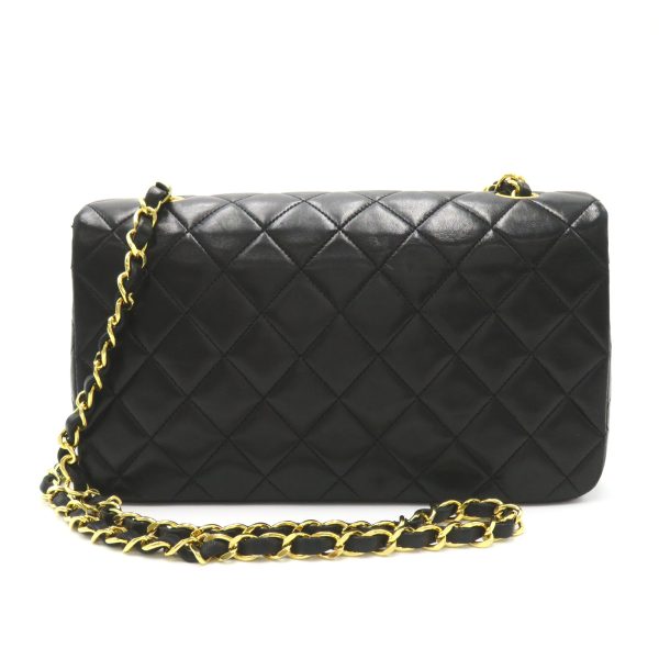 2101218119404 2 Chanel Matelasse Full Flap Shoulder Bag Black