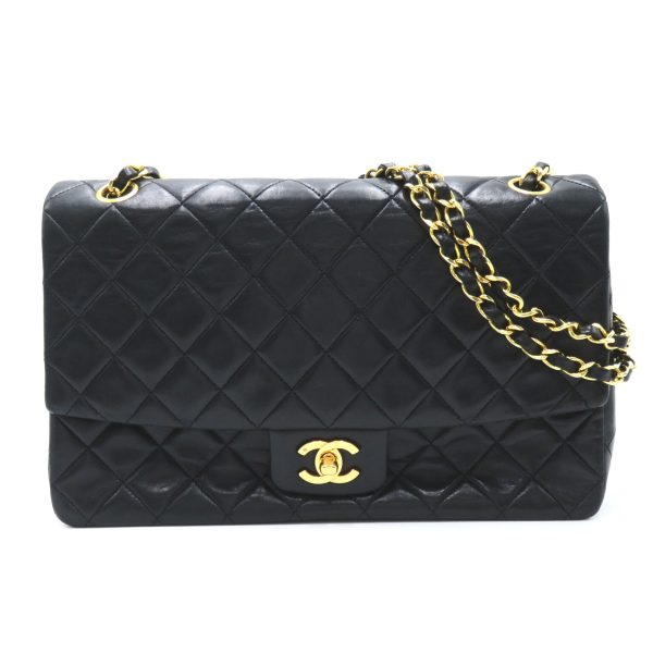 2101218119824 1 Chanel Matelasse Single Flap Shoulder Bag Black