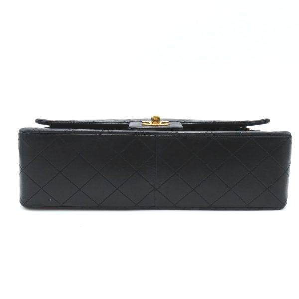 2101218119824 4 Chanel Matelasse Single Flap Shoulder Bag Black