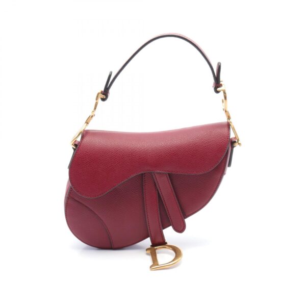 2101218121285 1 Christian Dior Saddle Handbag Bordeaux