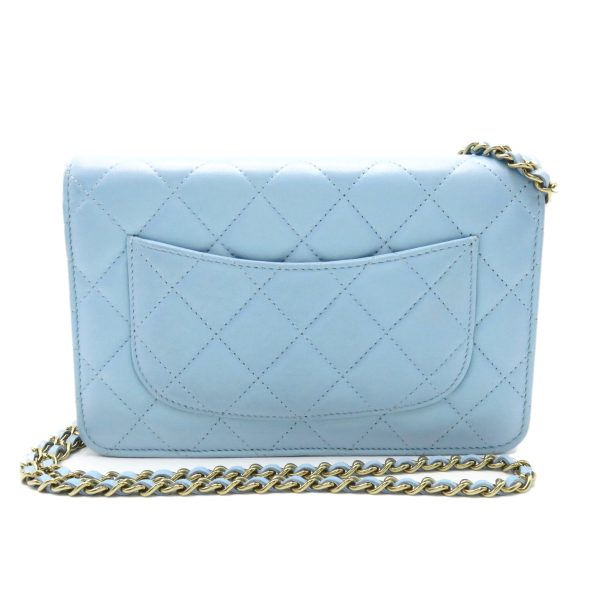 2101218121841 2 Chanel Matelasse Chain Wallet Shoulder Bag Blue