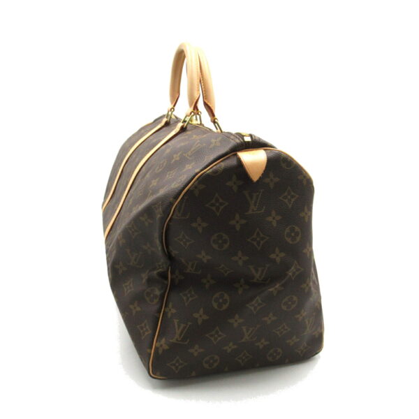 2101218123692 3 Louis Vuitton Keepall 50 Bag Monogram Brown