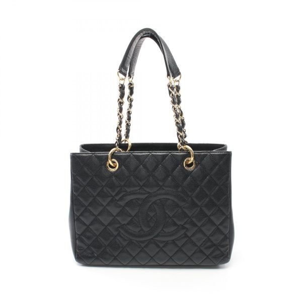 2101218141658 1 Chanel Matelasse Grand Shopping GST Tote Black