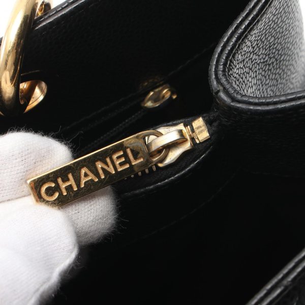 2101218141658 7 Chanel Matelasse Grand Shopping GST Tote Black