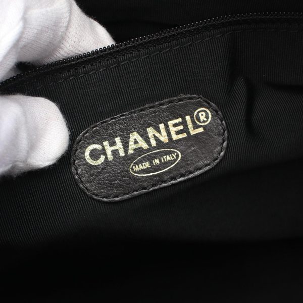 2101218141818 4 Chanel Deca Coco Mark Shoulder Bag Caviar Black