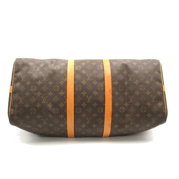 2101218142266 5 Louis Vuitton Keepall Bandouliere 55 Bag Monogram Brown