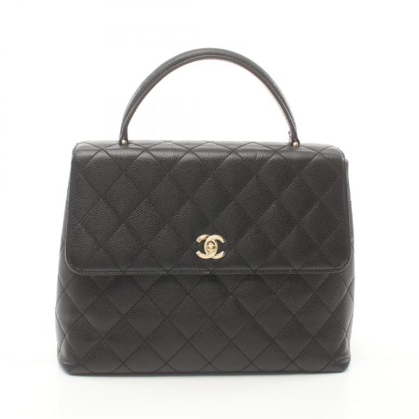 2101218142310 1 Chanel Matelasse Handbag Caviar Skin Black