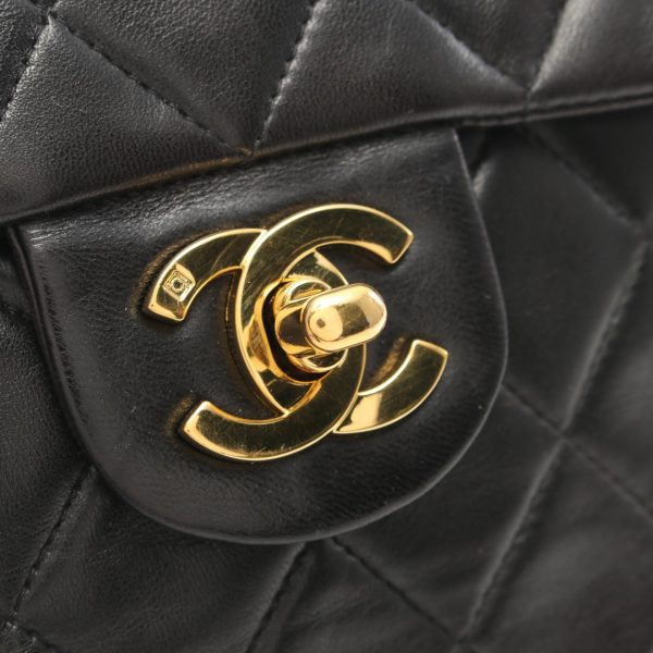 2101218142358 9 Chanel Mini Matelasse Shoulder Bag Lambskin Black