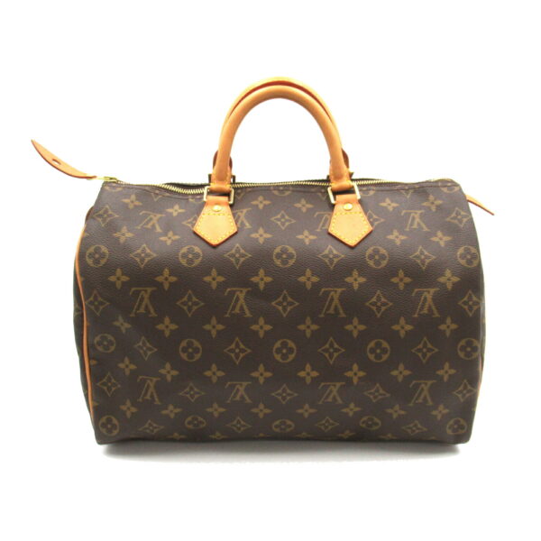 2101218142518 2 Louis Vuitton Speedy 35 Handbag Monogram Brown