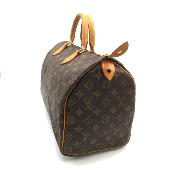 2101218142518 3 Louis Vuitton Speedy 35 Handbag Monogram Brown