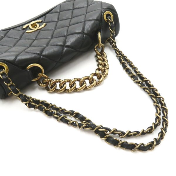 2101218143294 5 Chanel Matelasse Chain Shoulder Bag Calf Black