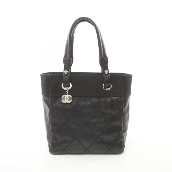 2101218143423 1 Chanel Paris Biarritz PM Tote Bag Black