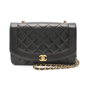 2101218143812 1 Chanel Cocomark Matelasse Handbag Caviar Skin Black