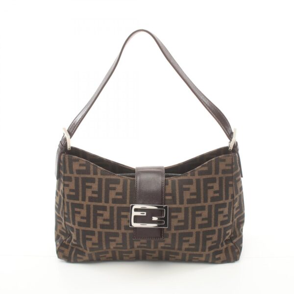 2101218144260 1 Fendi Zucca Shoulder Bag Brown