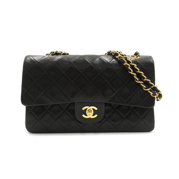 2101218145434 1 Chanel Matelasse Double Flap Shoulder Bag Black