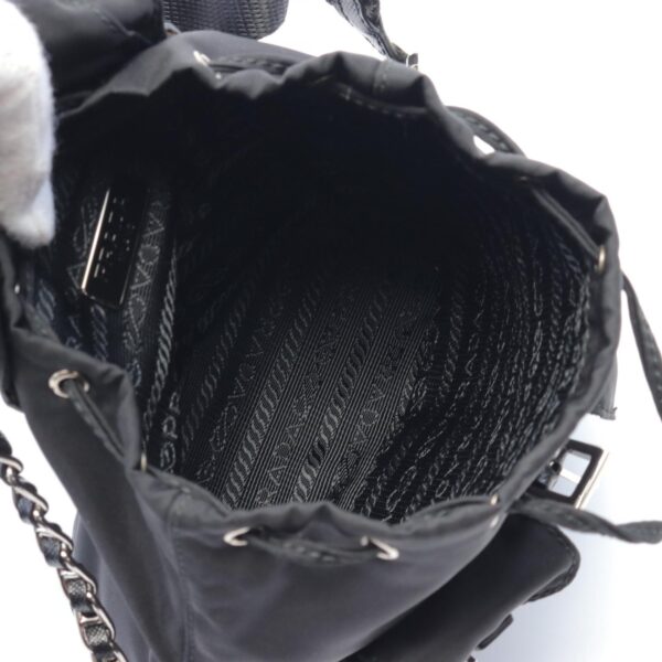 2101218145892 3 Prada Nylon Mini Backpack Black