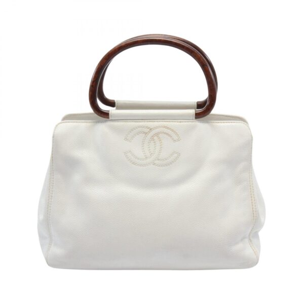 2101218146295 1 Chanel Cocomark Handbag White