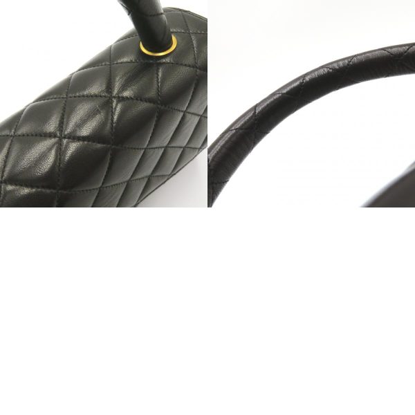 2101218146790 19c Chanel Matelasse Handbag Lambskin Black