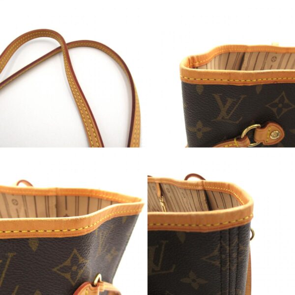 2101218146899 9c Louis Vuitton Neverfull MM Tote Bag Monogram Brown