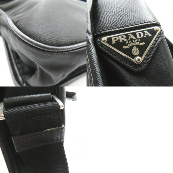 2101218155372 10c Prada Nylon Shoulder Bag Black