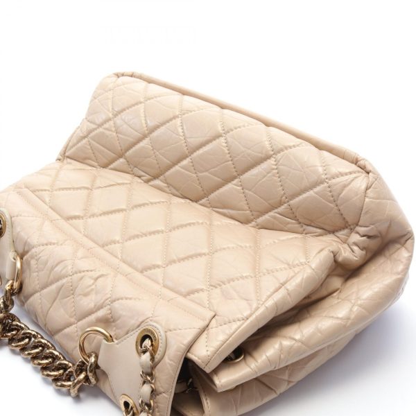 2101218155976 6 Chanel Paris Bombay Matelasse Shoulder Bag Beige