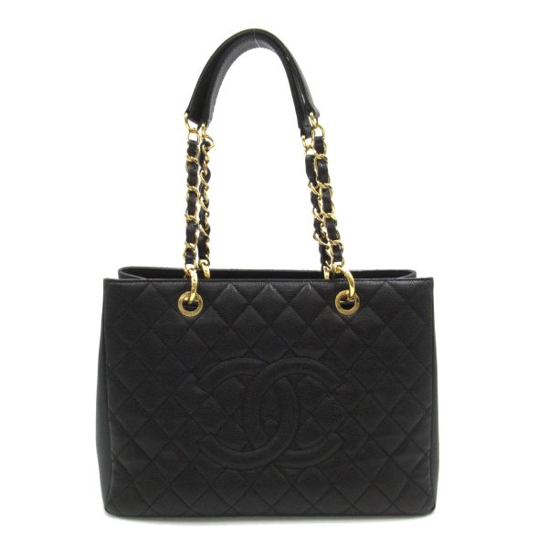 2101218156027 1 Chanel GST Tote Bag Caviar Skin Black