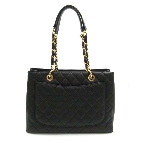 2101218156027 2 Chanel GST Tote Bag Caviar Skin Black