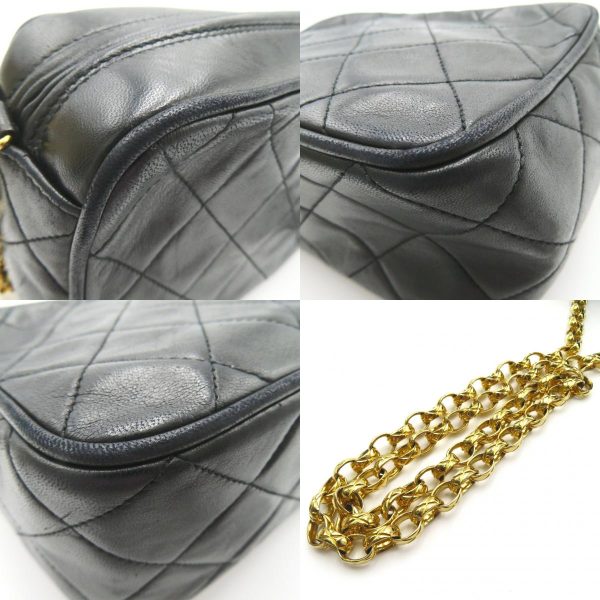 2101218156201 16c Chanel Chain Shoulder Bag Lambskin Black