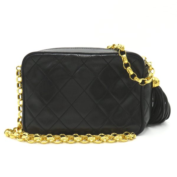 2101218156201 2 Chanel Chain Shoulder Bag Lambskin Black