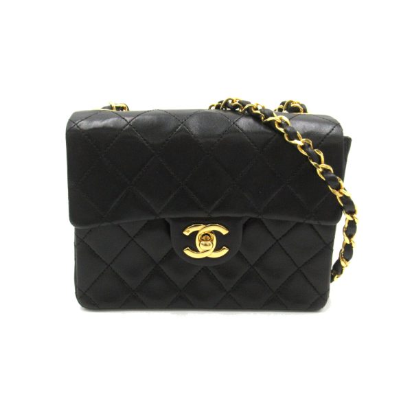 2101218163407 1 Chanel Mini Matelasse Chain Shoulder Bag Black