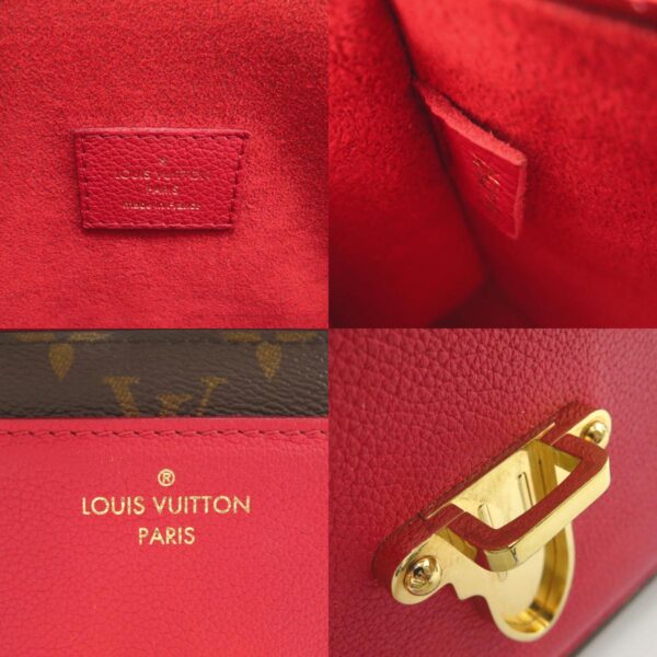 2101218166378 8c Louis Vuitton Victoire Shoulder Bag Monogram Brown Red