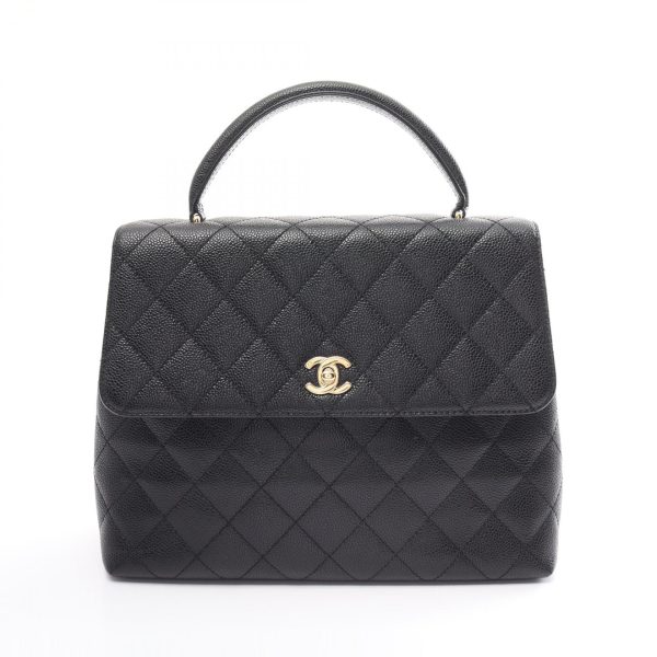 2101218166484 1 Chanel Matelasse Handbag Caviar Skin Black