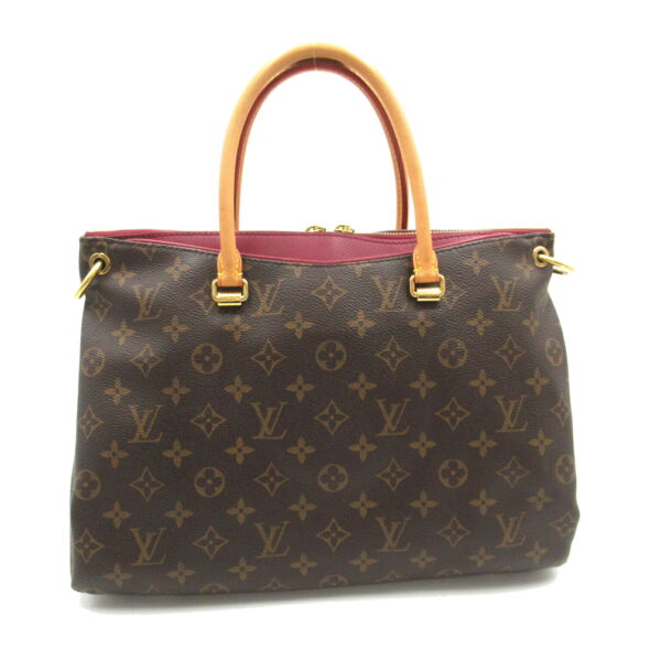 2101218166521 2 Louis Vuitton Pallas Tote Bag Monogram Brown