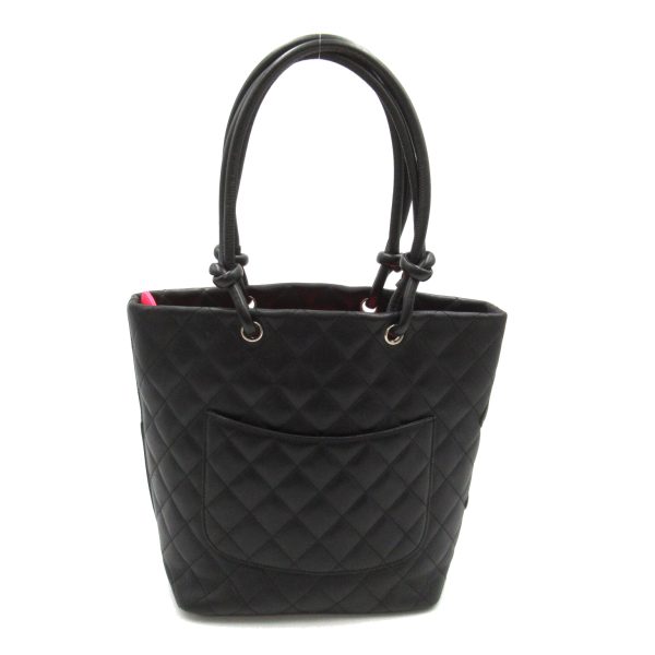 2101218167009 2 Chanel Cambon Line Medium Tote Bag Black