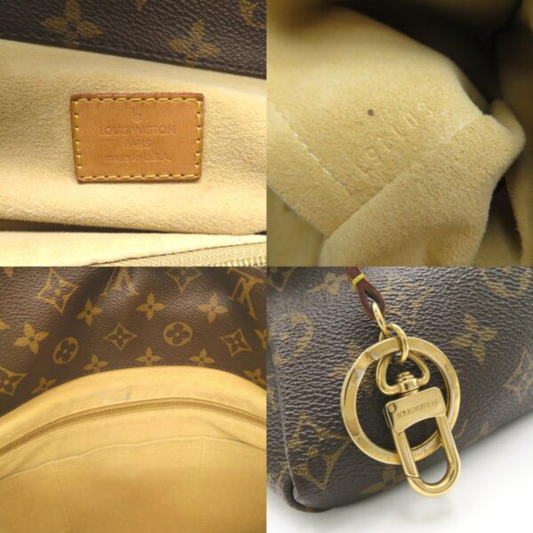 2101218167030 13c Louis Vuitton Artsy MM Handbag Monogram Brown