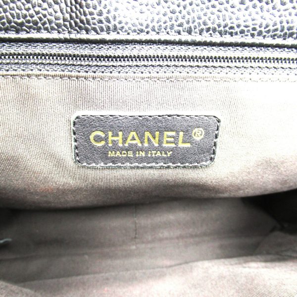 2101218167368 8 Chanel PST Tote Bag Caviar Skin Black