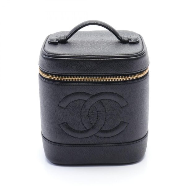 2101218167658 1 Chanel Cocomark Handbag Caviar Skin Black