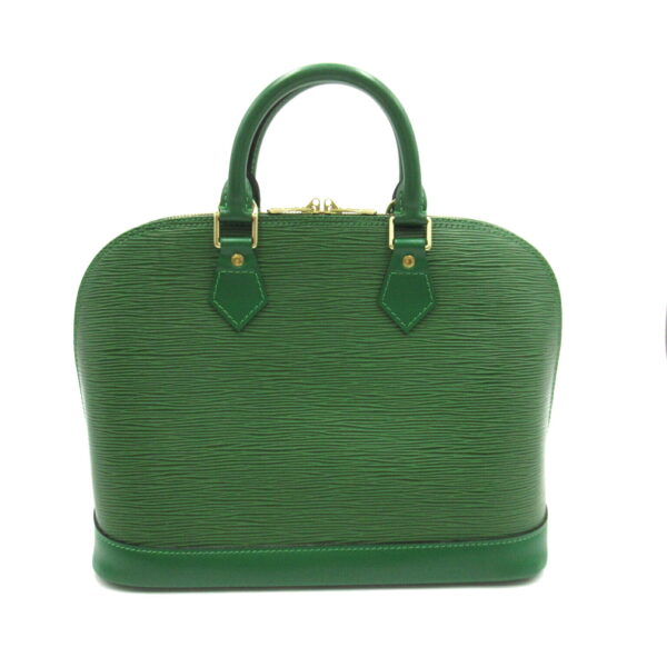 2101218171006 2 Louis Vuitton Alma Handbag Epi Green