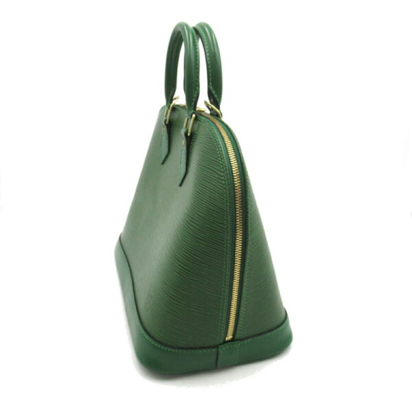 2101218171006 3 Louis Vuitton Alma Handbag Epi Green