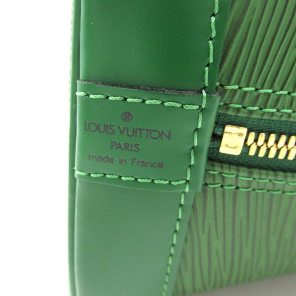 2101218171006 7 Louis Vuitton Alma Handbag Epi Green