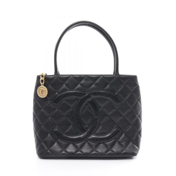 2101218171259 1 Chanel Tote Bag Caviar Skin Black